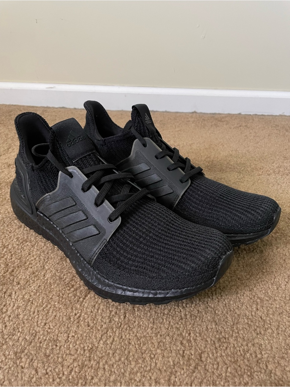Adidas Ultraboost 19 “Triple Black” Sneaker Running Shoe (Men’s Size 9) G27508